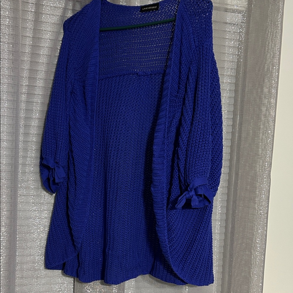 Royal Blue Knit Cardigan